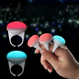 Egyedi party LED-es villogó ujjgyűrű promóciós ajándékok