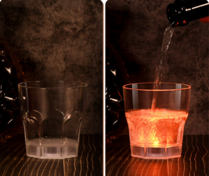 Tasses de festa personalitzades amb got de cervesa amb llum LED