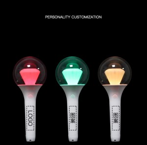 Персонализиран акрилен Kpop Led светлинен стик за концертни събития