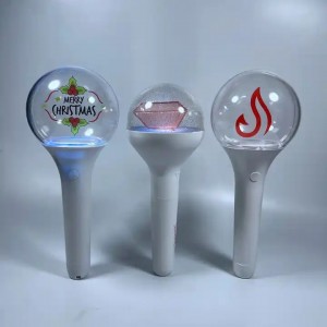 Kargeha OEM Diy Acrylic Light Stick ji bo Konsera K-pop