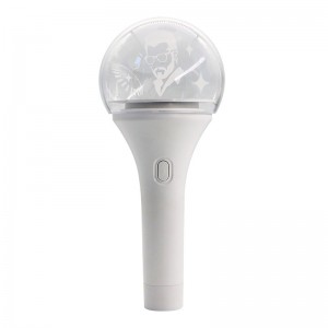 Prispôsobené logo Kpop Idol Offical Light Stick Concert Cheer Žiarivá akrylová svetelná tyč