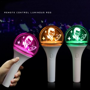 Customized Logo Kpop Idol Offical Light Stick Concert Cheer Glowing Acrylic Light Stick