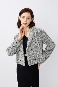 Classic Suit Coat Combined With Chanel Style and  Elegant Fabric