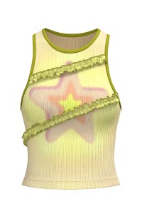 Factory Cheap Ladies Knitted Tank Tops & Short for Women