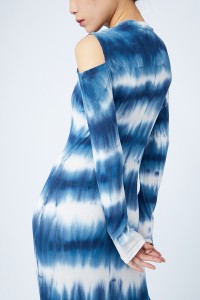 High Quality for Wholesale New Tiktok Custom Tie Dye High Waist Cut Out Dress