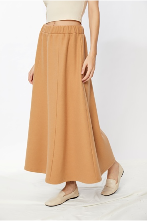 Buy High Quality Color Matching Skirt Supplier –  Elegant Long Elastic Waist Full Skirt – TAIFENG