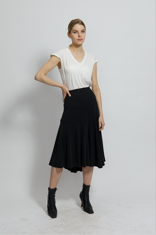 Buy High Quality Short Skirts Manufacturer –  Elegant Irregular Designer High Waist Ruffle Skirt – TAIFENG