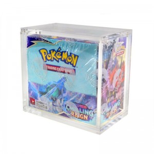 Custom Acrylic Booster Box Clear Lucite Magnetic Box