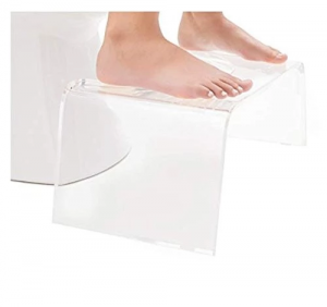 Amazon Hot Sale Custom Clear Small Sitting Stackable Plastic Baby Acrylic Toilet Step Stool