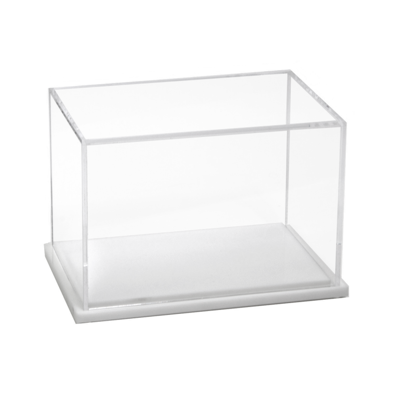 Clear Acrylic Collectibles Showcase Self-Assembly Dustproof Display Case