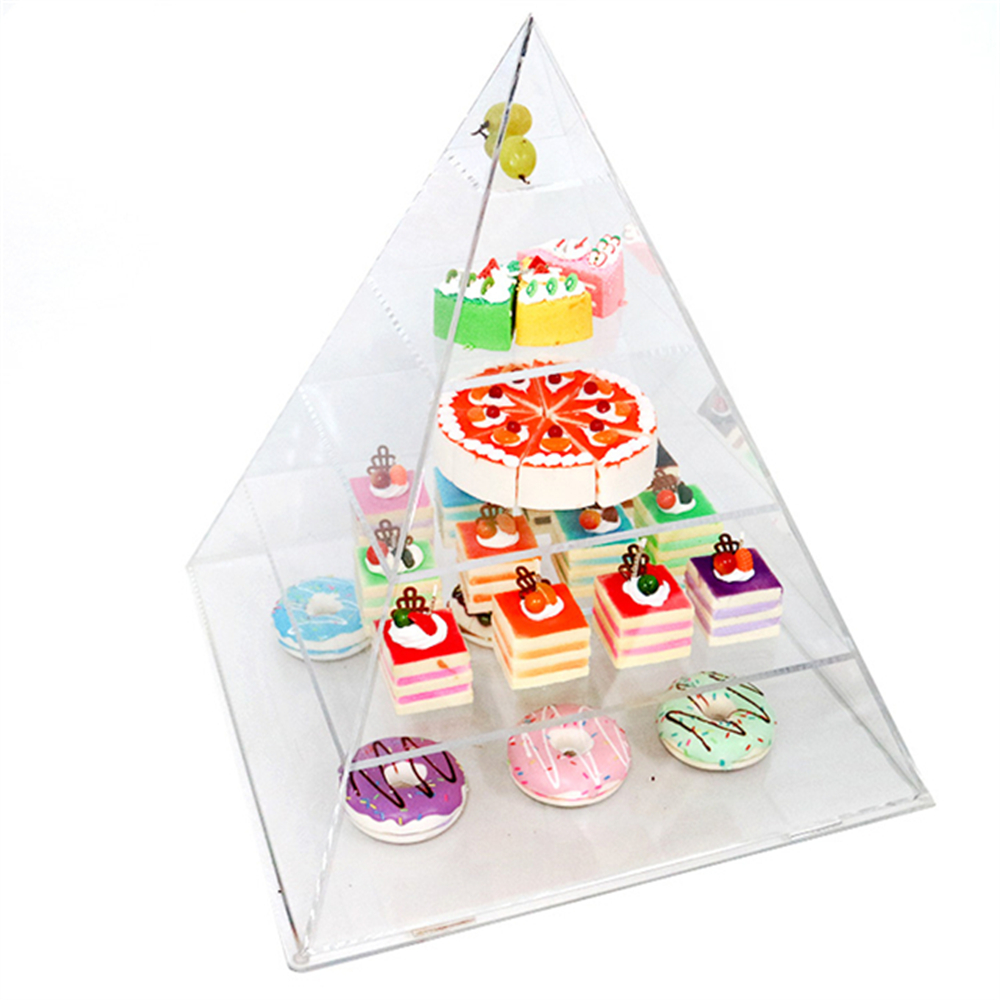 Custom Free Tier Clear Acrylic Wedding Cake Stand Set For Weddings  Birthday Parties Halloween Candy Dec