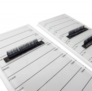 Extension plastic box tweezer eyelashes strips tray storage case Tile display stand rack clear acrylic eyelash organizer holder