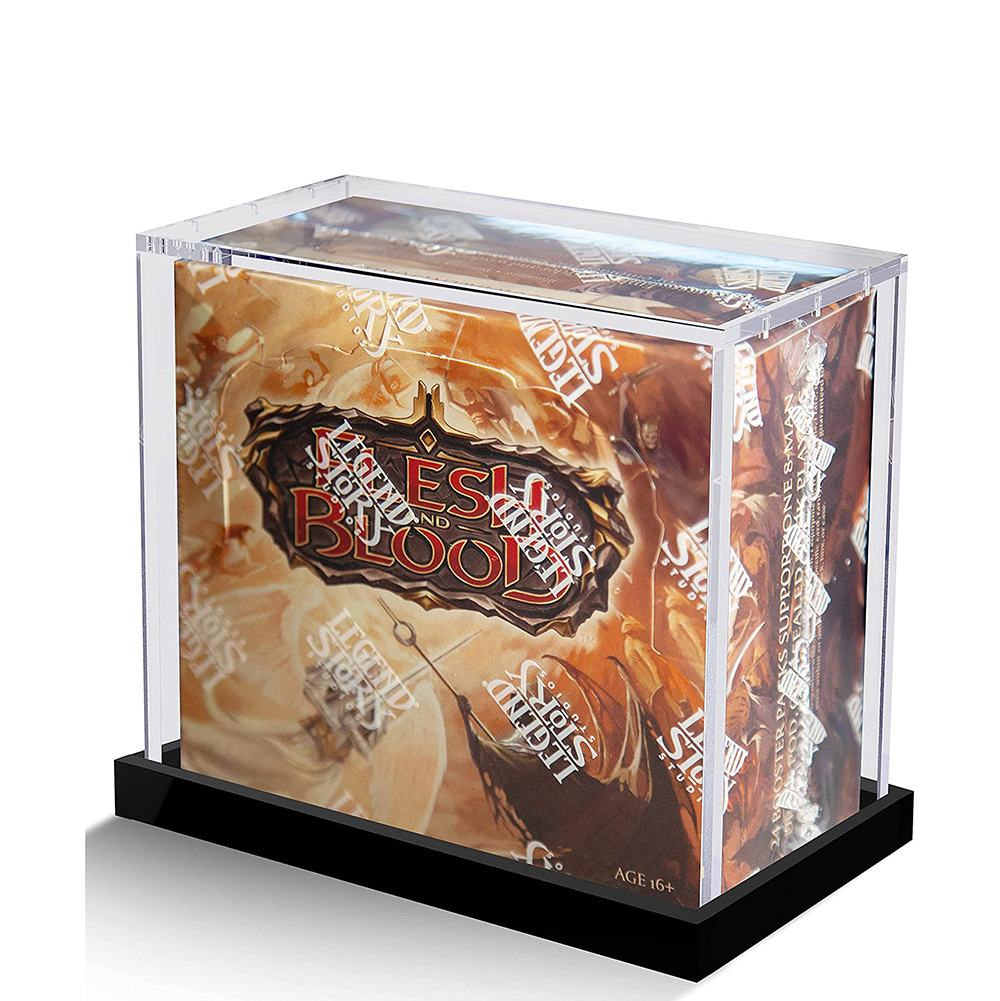 China Cheap price Cube Small Acrylic Storage Boxes Boxes - Custom Acrylic Display Storage Clear Acrylic Booster Box Case – Sky Creation