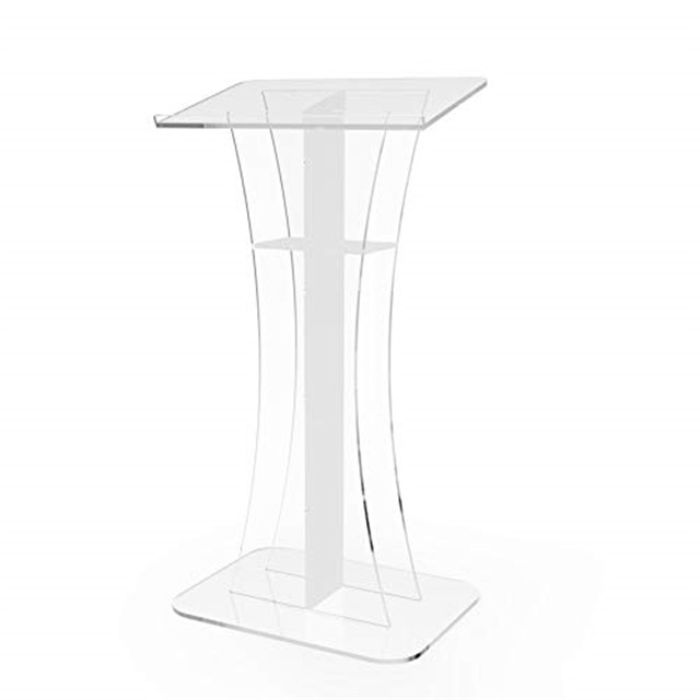 Clear Acrylic Lectern/Lucite Wedding Centerpieces Pedstal/Clear Acrylic Lucite Podium Pulpit Lectern