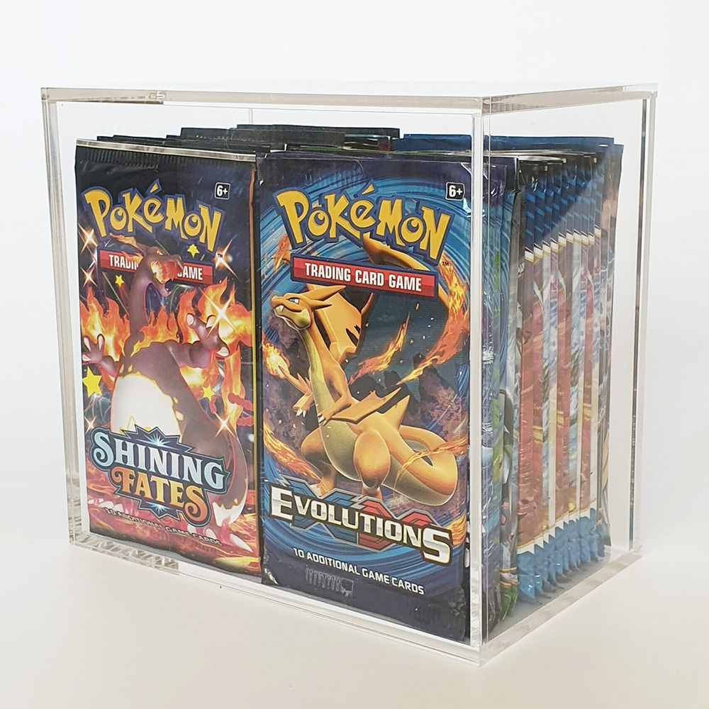 Competitive Price for Customized Acrylic Storage Box With Divider - Customized Acrylic Display Case Plexiglass Booster Box Protector – Sky Creation