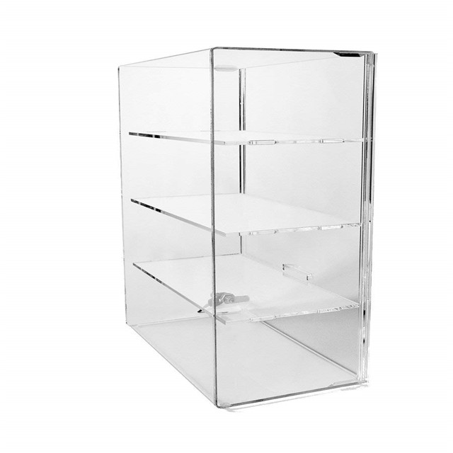 clear rectangle acrylic makeup display cabinet /plexiglass display drawers