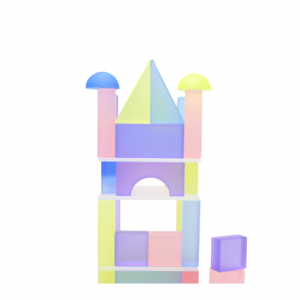 wholesale custom  shape blocks Acrylic geometric game for kids