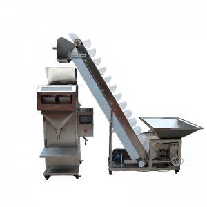 Electronic Scales Quantity type Granule material coffee beans filling Machine with Feeder