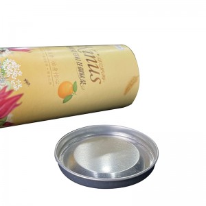 Biodegradable Food Grade Tea Canister Paper Tube circum cann pro Tea Bag Package