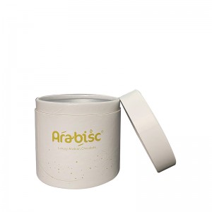 Biodegradable Food Grade Tea Canister Paper Tube Round Cans para sa Tsa Bag Package