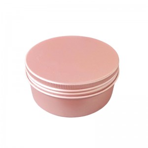 Mini Round Food Grade Small Metal Can With Screw Lid Aluminum Can