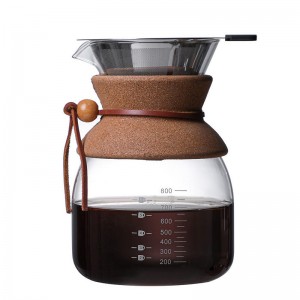High Borosilicate Glass Coffee Pot Premium Hand Brew Coffee Pot