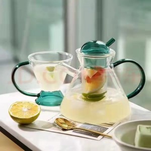 Pretty Glass Teapot Set For Gas Stove Small Coffee Teapot With Infuser
