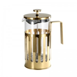 High Borosilicate Espresso Percolator Glass Creative Italian Style Coffee Pot Model：CT-CP06