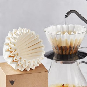 Prenosný papierový filter na kávu Papierové vrecko Závesný filtračný papier do kávovaru