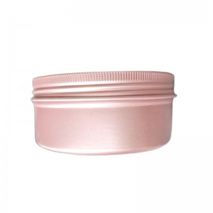 Mini Round Food Grade Small Metal Can With Screw Lid Aluminum Can