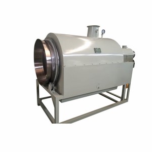 Green tea roasting machinery/Revolving tea leaf dryer -Gas type