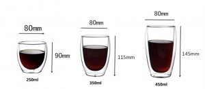 Transparent Water Cup Cold Drink Juice Milk Coffee Cup