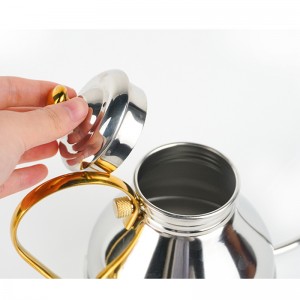 Stainless Steel Household Premium Coffee Pot Hand Brew Travel Coffee Pot