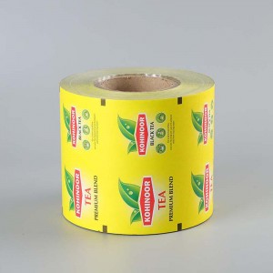 Customized Coffee Powder Packing Roll Film Tea Bag Outer Paper Envelope Roll