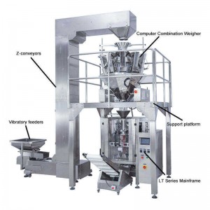 Multihead Weigher Nuts Սննդի թեյի փաթեթավորման մեքենաներ Մոդել՝ CP-520