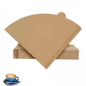 Wholesale Camping V60 Coffee Filter Cone Paper Pouch Paper