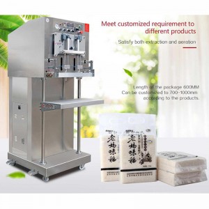 Vertical Vacuum Air Sealing Machine Food Tea Feed Vacuum Packaging Machine Modelo: DZQ600L
