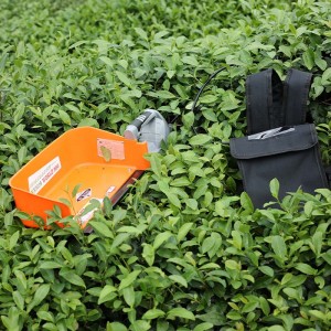 Récolteuse de feuilles de thé portable – Type alimenté par batterie avec batterie au lithium 20 Ah.