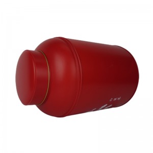 Červená farba Obyčajná plechovka na čaj Model: RTC-11