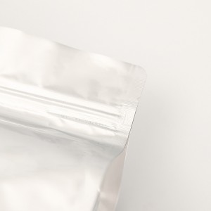 Samostojeća aluminijska vrećica s patentnim zatvaračem Vrećice za pakiranje čaja i kave