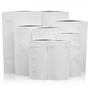 Miljøvenlig genanvendelig brugerdefineret trykt bønne kaffe teposer Mylar poser til madopbevaring Lynlåstaske