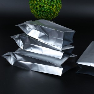 L'emballage sous vide de café de thé de sac scellé par couleur argentée adaptée aux besoins du client met en sac des sacs de café vides d'emballage alimentaire de papier d'aluminium