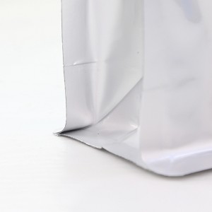Stand Up Aluminium Zipper Bag Téi Kaffi Verpakung Poschen