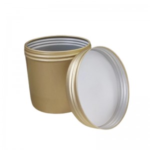 Gold color Plain type food grade aluminum can Model :ARTC-03