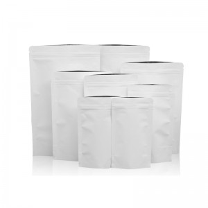 Naka-zipper na Flat Bottom Airtight Food Storage Bag Mga Tea Packaging Bag