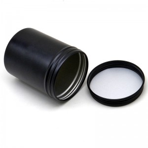 Crna boja Obična aluminijska limenka za hranu Model :ATC-01