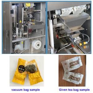 Automatisk förpackningsmaskin för givna påsar för innerpåse och ytterpåse modell: GB-02