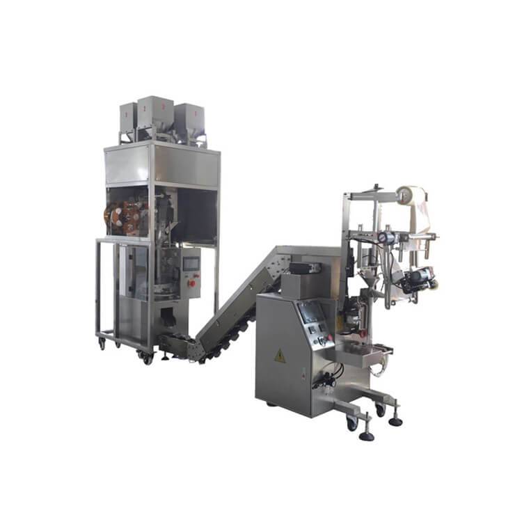 Factory wholesale Tea Making Machine - Electronic weighing type Nylon pyramid type inner tea bag packaging machine – Chama