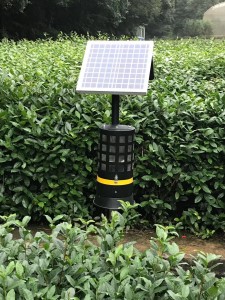 Solar type insects trapping machine-Organic tea plantation management