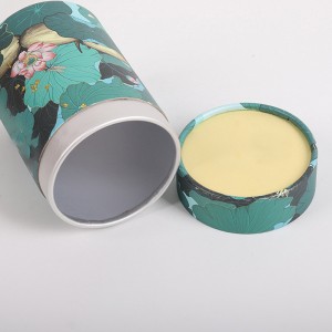 High Quality Kraft Paper Gift Packaging Cylinder Aluminum Can